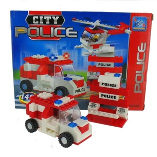 BRICKS 警察系列积木玩具 (2套入)
