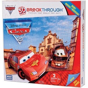 Megapuzzles Breakthrough 3D 赛车总动员 2 拼图 - 50671AEG