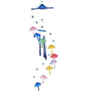 迷你雨伞造型风铃 (6件套)