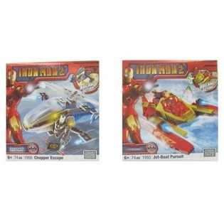 MEGABLOKS 钢铁侠2 载具与人偶
