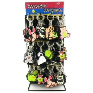 动物钥匙扣展示架组合（144件装）