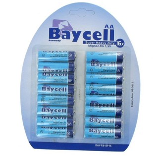 &ldquo;BAYCELL&rdquo; AA 电池 - 超强效 (10x16 粒)