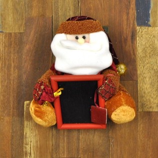 奢华款带黑板圣诞老人装饰（2件装）