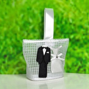 婚礼喜糖袋/礼品袋（12只装）