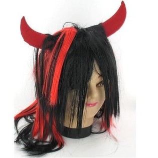 恶魔角假发 (5件装)