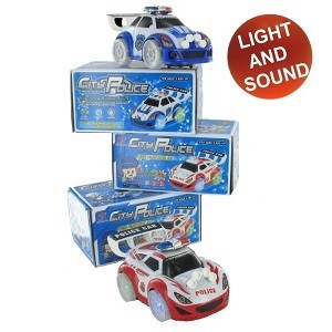 Bump & Go 警察赛车 (2件装)