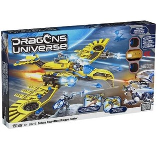 美高 MEGA BLOKS DLUXE DUAL-BLAST 双重轰击飞龙猎手