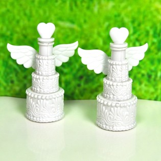 天使翅膀婚礼吹泡泡水 (12支装)