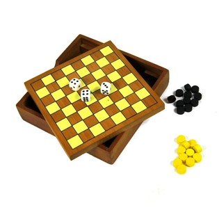 木制西洋跳棋盘 (12件装)