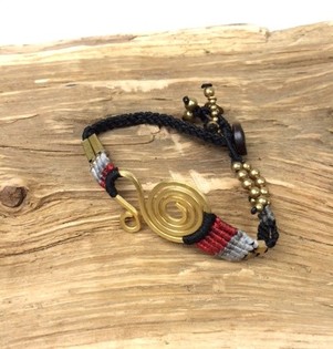 HANDMADE ORIGINALS 黑色手工手链 (1条)