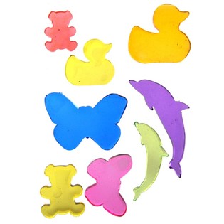 Jelly Gems 创意装饰凝胶贴纸 22x12 厘米 (24张装)