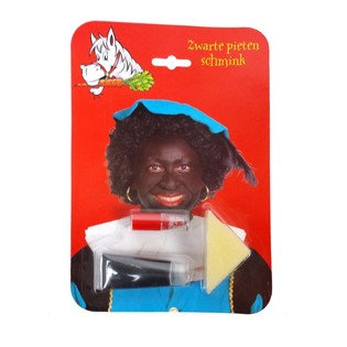 Zwarte Piet 面部彩妆卡装套件（6件装）