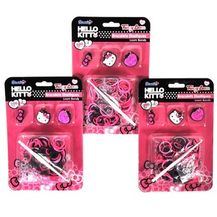 Hello Kitty 凯蒂猫DIY弹力橡皮筋手链带吊坠套装 (12套)