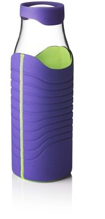 MENU - 丹麦设计品牌 硅胶盖彩色潜水料外套玻璃冷水壶 1L 25cm (1个装)