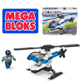 美高 MEGA BLOKS - 2413 警用直升机积木玩具 (2套装)