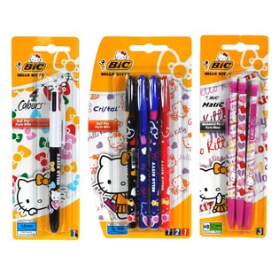 HELLO KITTY BIC 混合装笔卡装 (12支)