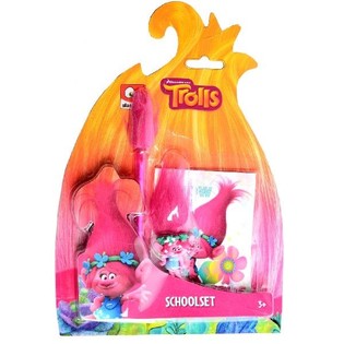 魔发精灵 (TROLLS) SLAMMER 3件套文具系列 (12套装)