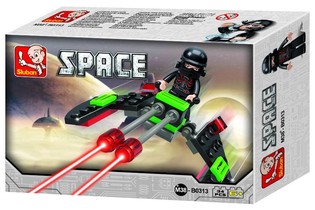 Sluban 快乐小鲁班 太空战机 Space Fighter M38-B0313 (1个装)
