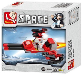 Sluban 积木太空轰炸机 Space Bomber M38-B0321 (1件装)