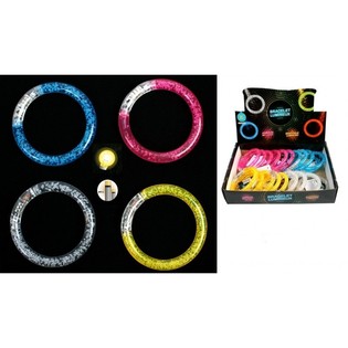 展示盒装 LED 发光手镯 (24个装)