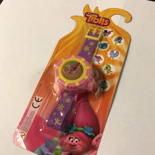 魔发精灵 (TROLLS) 投影手表 带卡纸装 (12只)