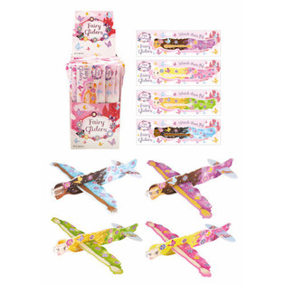 FIGHTER GLIDERS 泡沫拼装滑翔飞机 &ndash; 仙女款展示盒装 (48只装)