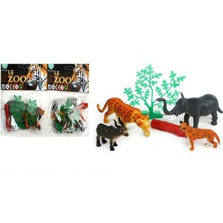 动物园动物玩具套装（24件装）