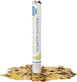 香蕉礼花炮 &ndash; 颜色：黄色 - 40 厘米 - 派对喷射器 (10支装)