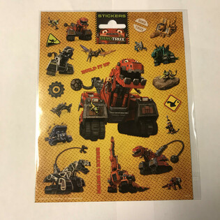 大号 Dinotrux 贴纸张, 20x16 cm (10张)