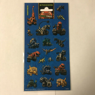 贴纸：DINOTRUX，尺寸 20 x 10 厘米（10 张）