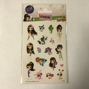 LITTLE PETSHOP 贴纸包，尺寸 16 x 9 厘米（10件装）