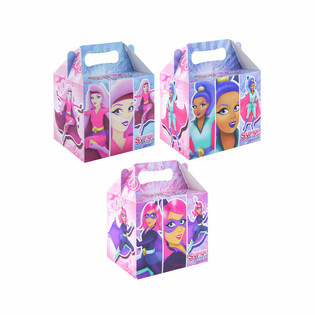 儿童套餐盒 &ndash; SUPER GIRLS &ndash; 14 x 9.5 x 18 cm (24个)