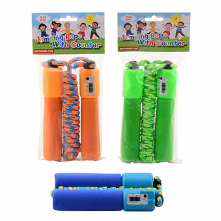 OUTDOOR FUN - 带计数器跳绳，2.10米 (6个装)