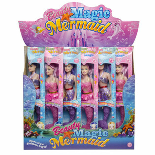 展示盒装魔力美人鱼 Mermaid 娃娃 (12件装)