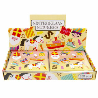 趣味贴纸 - 款式：圣尼古拉斯 (Sinterklaas) (120张)