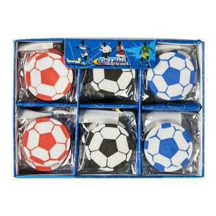 足球橡皮擦展示盒（30个装）