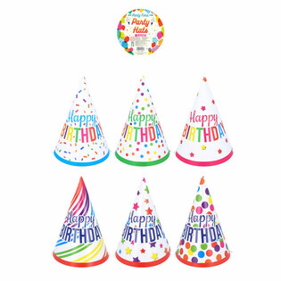 'Happy Birthday' 生日派对帽套装 (120个)