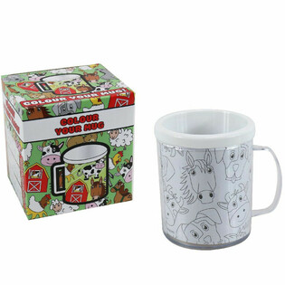 农场动物 - 自选填色水杯（2只装）