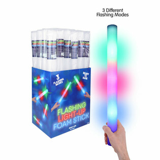 LED 泡沫发光棒 - 24支展示装多彩派对棒