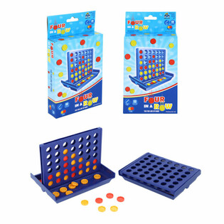 四子棋游戏 - 尺寸 13x9.5 厘米 礼盒装 (6件)