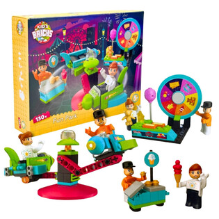 KIDS BRICKS FUN PARK - 积木套装 - 130件装 (1件)
