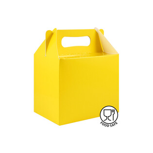 黄色礼品包装盒 14x9.5x12 厘米 (12个)