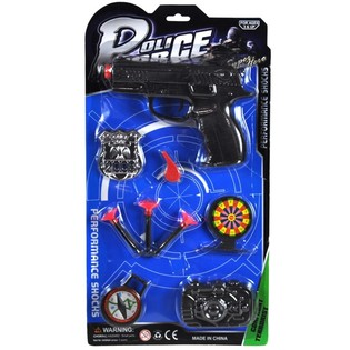 纸卡装玩具警察套装 (4件套)