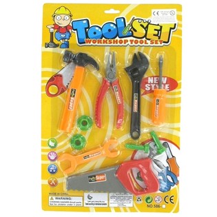 大号玩具工具套装（挂卡装，8件套）